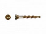 Саморезы для паркета со сверлом (CFB) желтый цинк, 3.2x45, 500  шт.