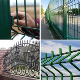 3D секционные заборы 1