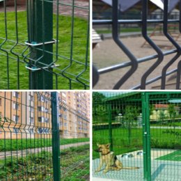 3D секционные заборы для дачи 1