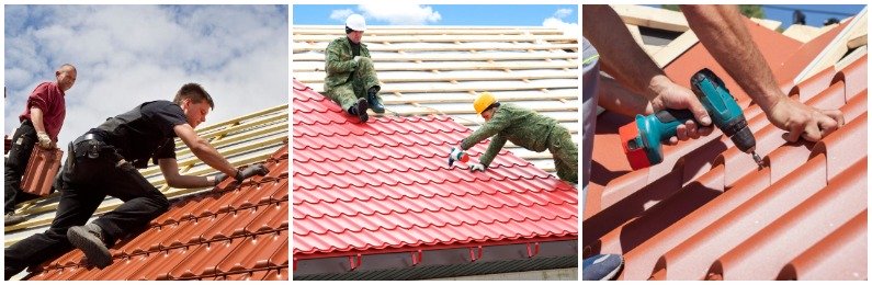 Ремонт металлочерепицы в Москве и Московской области